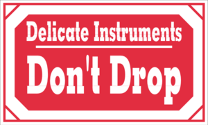 Delicate Instruments Sign Clip Art